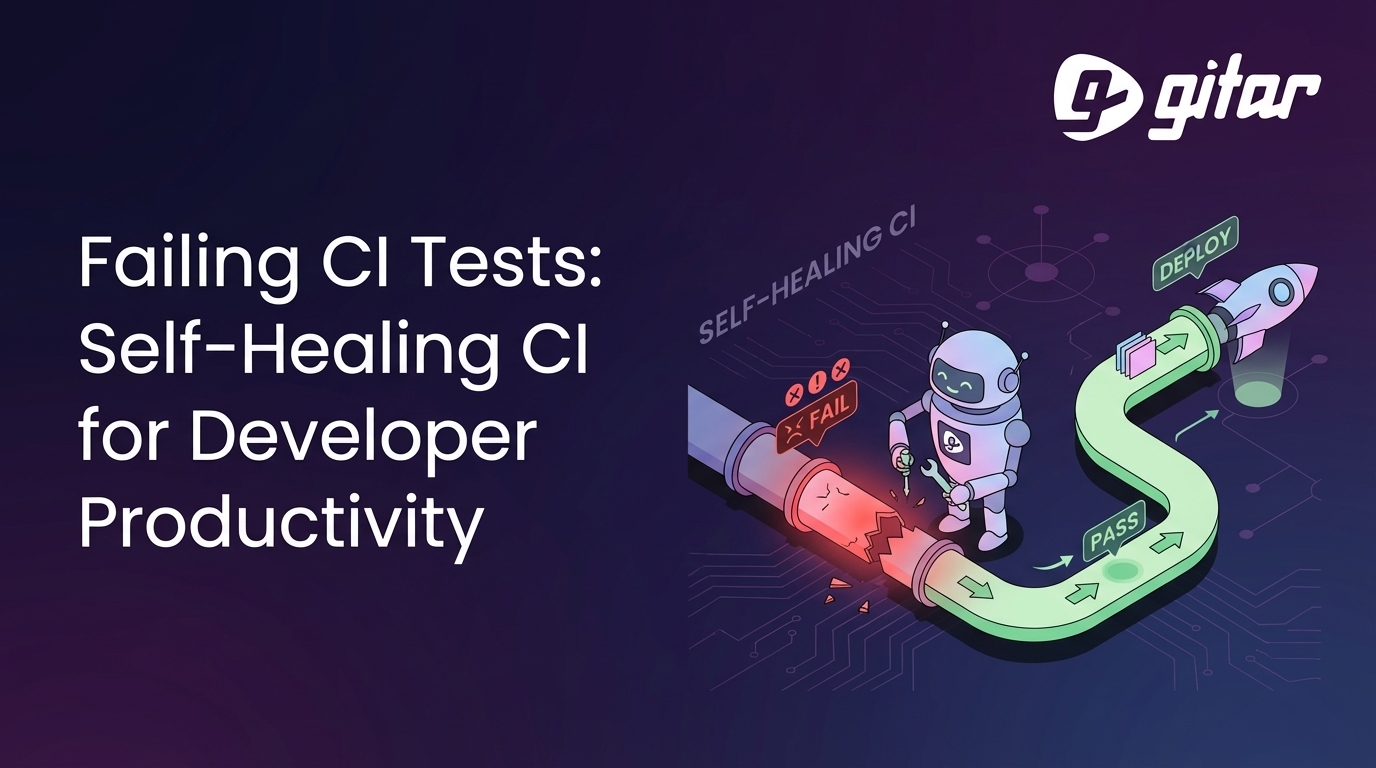 Failing CI Tests: Self-Healing CI for Developer Productivity