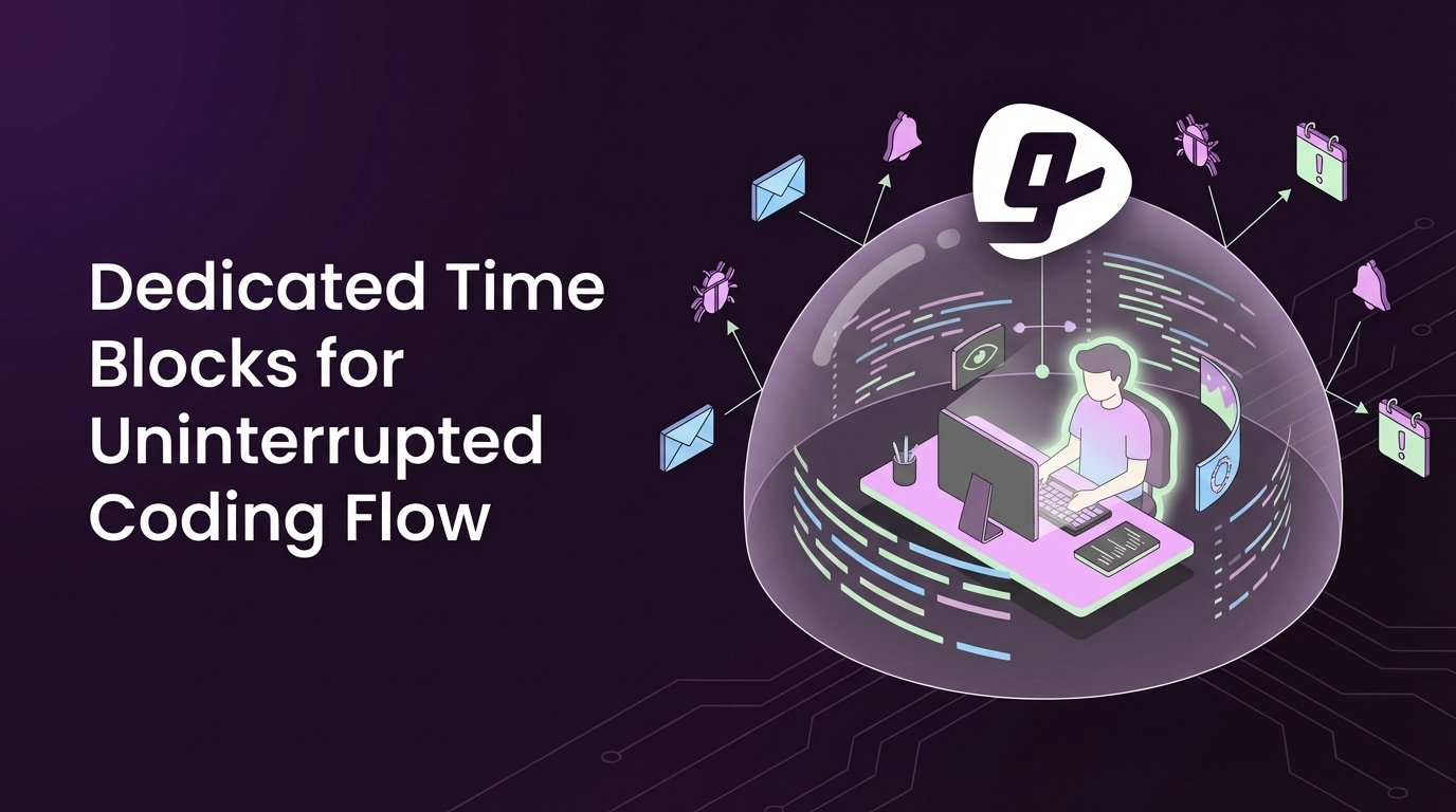 Dedicated Time Blocks for Uninterrupted Coding Flow